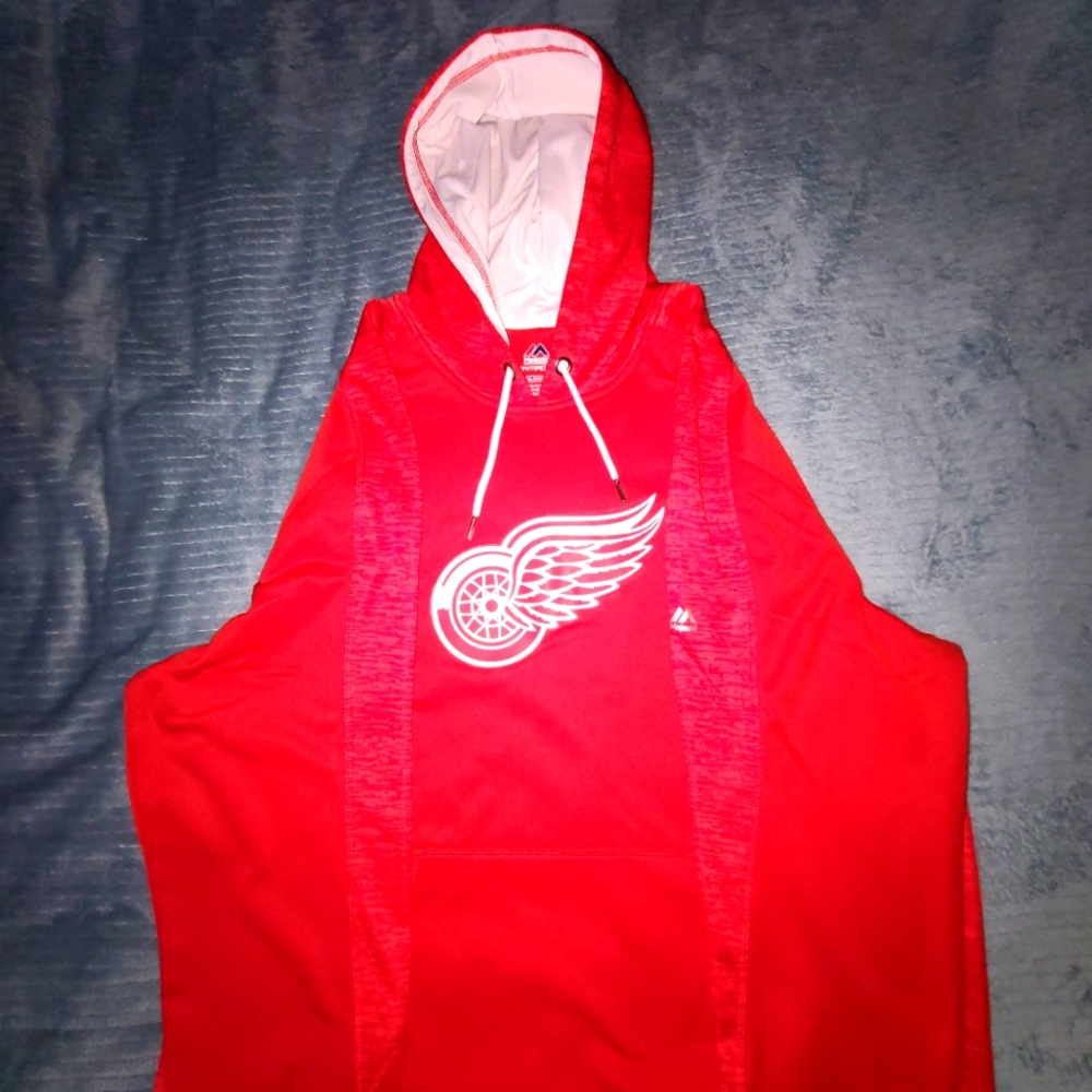 NWT Majestic Detroit Redwings Hoodie